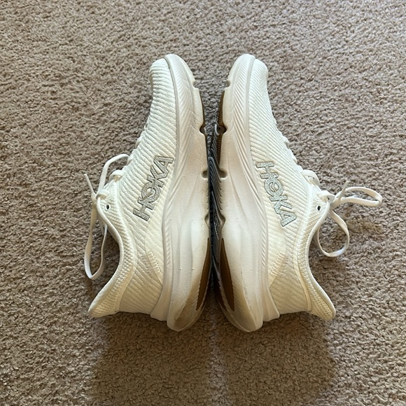 Women’s All White Hoka Solimar Running Sneakers size 9.5 - Picture 9 of 11